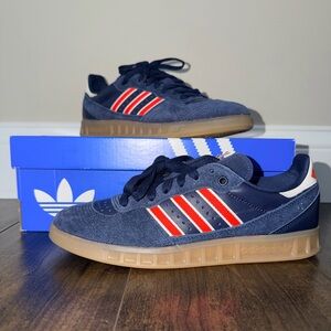 NWT Adidas Handball Top RM Sneakers - Night Indigo/Solar Red/Core White